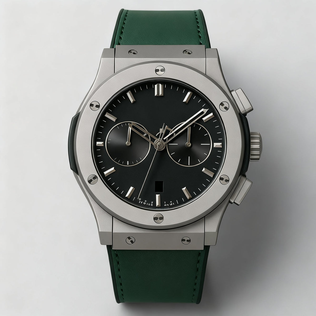 Reloj elegante para hombre color verde